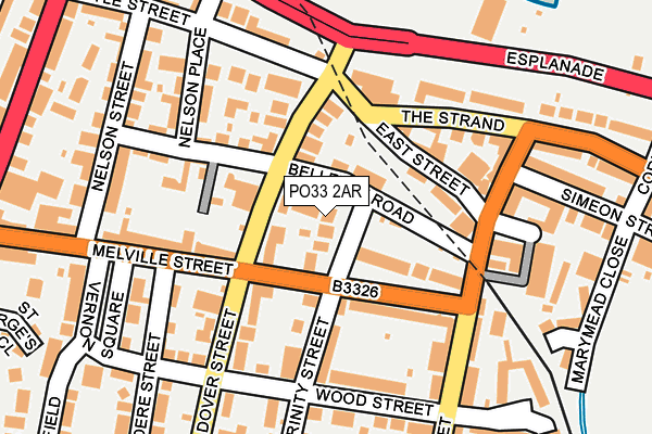 Map of 31 ST. THOMAS STREET RYDE MANAGEMENT CO. LIMITED at local scale