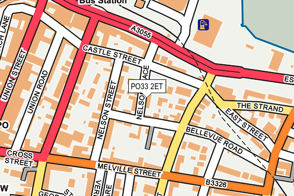 PO33 2ET map - OS OpenMap – Local (Ordnance Survey)