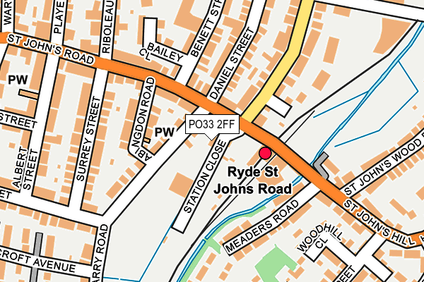 PO33 2FF map - OS OpenMap – Local (Ordnance Survey)