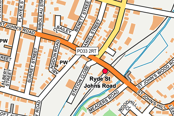 PO33 2RT map - OS OpenMap – Local (Ordnance Survey)