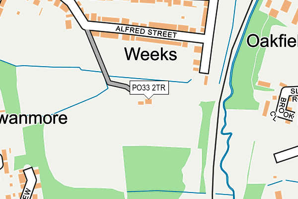 PO33 2TR map - OS OpenMap – Local (Ordnance Survey)