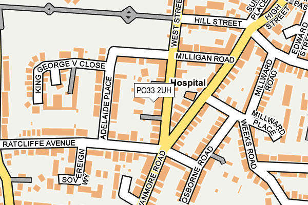 Map of DORMSTON ESTATES LTD at local scale