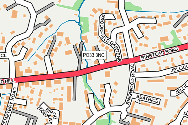 PO33 3NQ map - OS OpenMap – Local (Ordnance Survey)