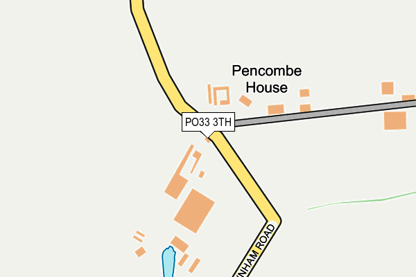 PO33 3TH map - OS OpenMap – Local (Ordnance Survey)