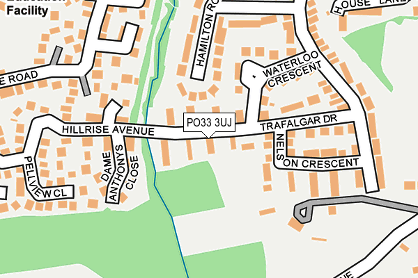 PO33 3UJ map - OS OpenMap – Local (Ordnance Survey)