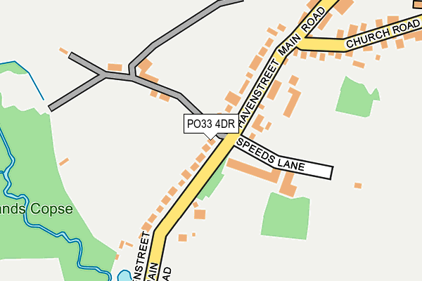 PO33 4DR map - OS OpenMap – Local (Ordnance Survey)