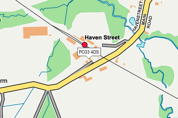 PO33 4DS map - OS OpenMap – Local (Ordnance Survey)