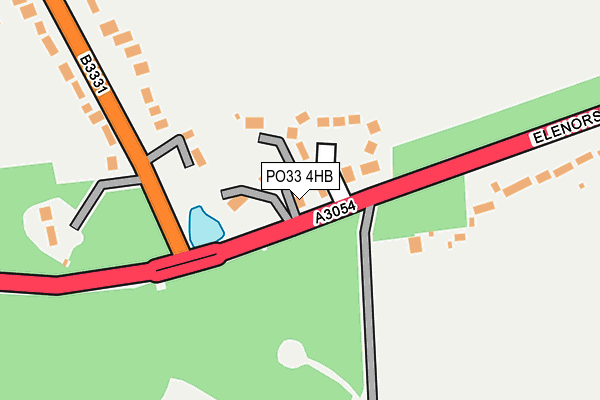 PO33 4HB map - OS OpenMap – Local (Ordnance Survey)