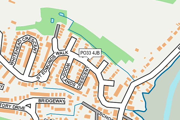 PO33 4JB map - OS OpenMap – Local (Ordnance Survey)