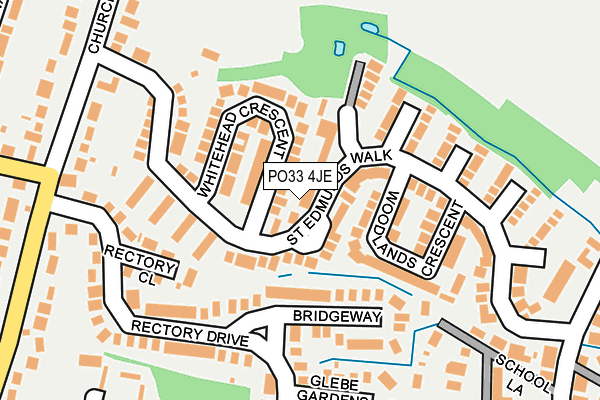 PO33 4JE map - OS OpenMap – Local (Ordnance Survey)