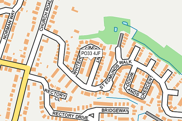 PO33 4JF map - OS OpenMap – Local (Ordnance Survey)