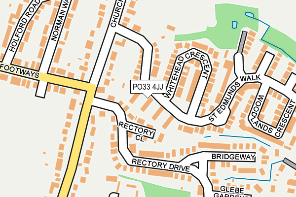 PO33 4JJ map - OS OpenMap – Local (Ordnance Survey)