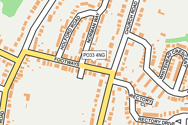 PO33 4NG map - OS OpenMap – Local (Ordnance Survey)
