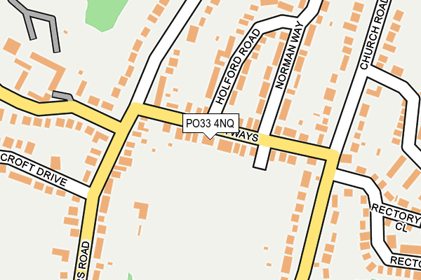 PO33 4NQ map - OS OpenMap – Local (Ordnance Survey)