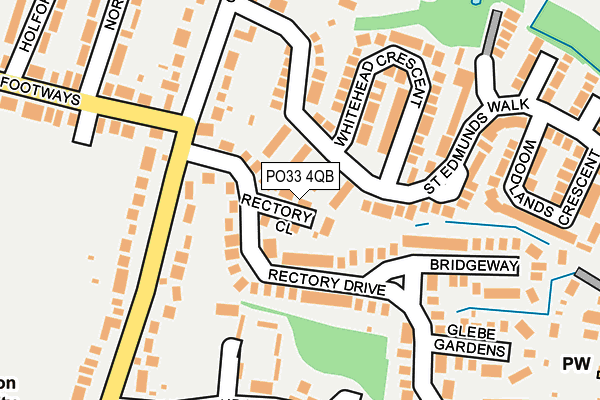 PO33 4QB map - OS OpenMap – Local (Ordnance Survey)