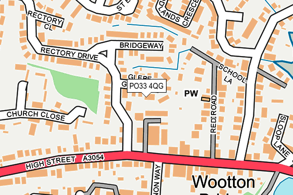 PO33 4QG map - OS OpenMap – Local (Ordnance Survey)