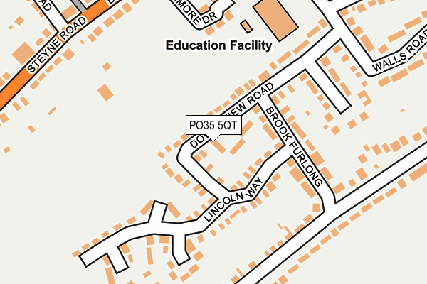 PO35 5QT map - OS OpenMap – Local (Ordnance Survey)