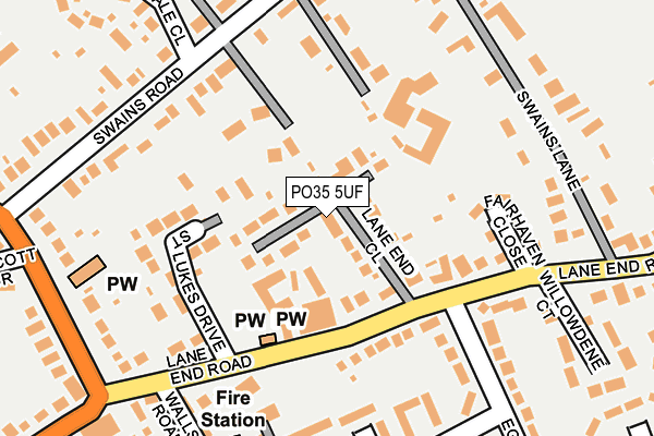 Map of TRANSIT HANDRAIL LIGHTING LIMITED at local scale