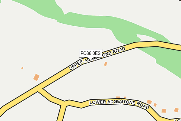 PO36 0ES map - OS OpenMap – Local (Ordnance Survey)