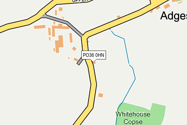 PO36 0HN map - OS OpenMap – Local (Ordnance Survey)
