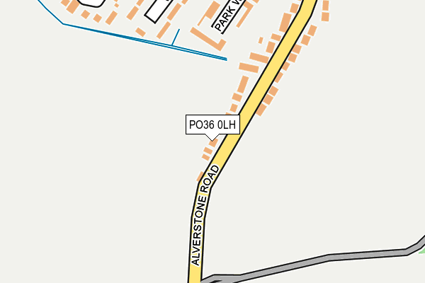 PO36 0LH map - OS OpenMap – Local (Ordnance Survey)
