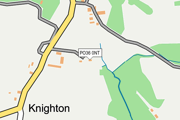 PO36 0NT map - OS OpenMap – Local (Ordnance Survey)