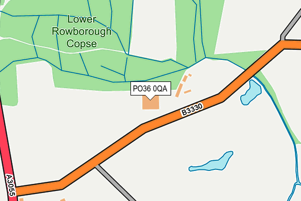 PO36 0QA map - OS OpenMap – Local (Ordnance Survey)