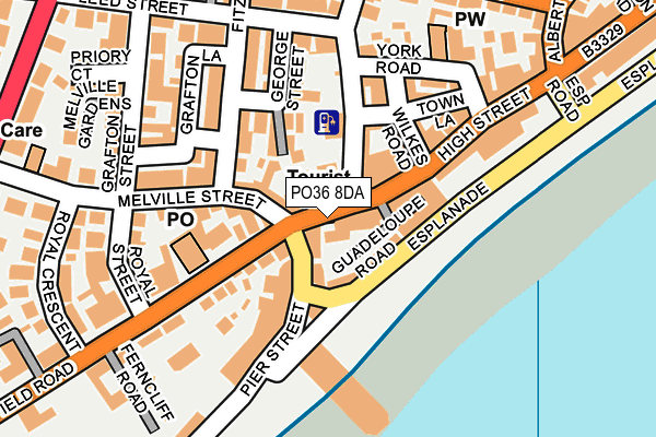 Map of SANDOWN JEWELLERS LIMITED at local scale