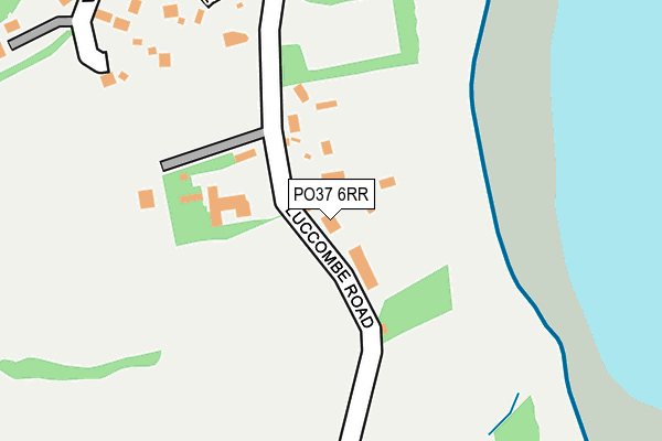 PO37 6RR map - OS OpenMap – Local (Ordnance Survey)