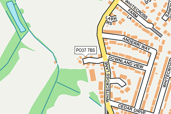 PO37 7BS map - OS OpenMap – Local (Ordnance Survey)