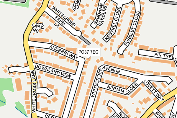 PO37 7EG map - OS OpenMap – Local (Ordnance Survey)