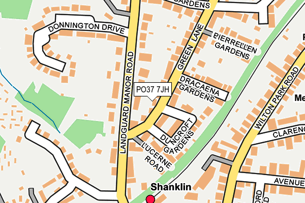 PO37 7JH map - OS OpenMap – Local (Ordnance Survey)