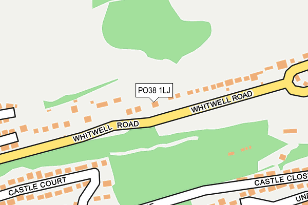 PO38 1LJ map - OS OpenMap – Local (Ordnance Survey)