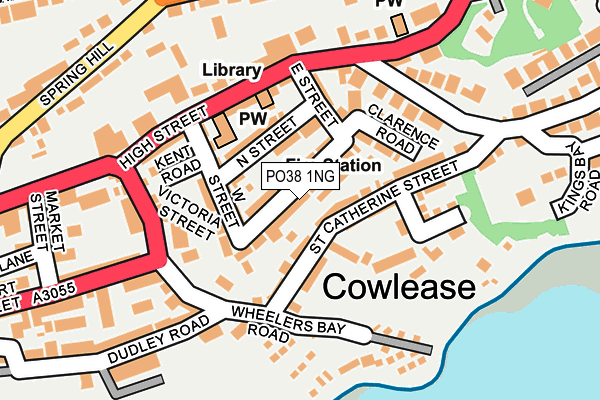 Map of THE COPY PRESS LIMITED at local scale