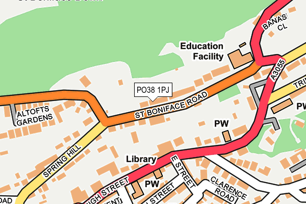 Map of DOWNSIDE HOUSE LIMITED at local scale