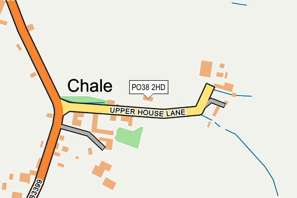 PO38 2HD map - OS OpenMap – Local (Ordnance Survey)