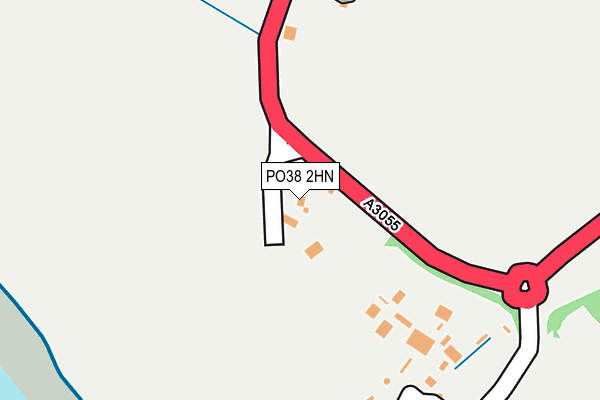 PO38 2HN map - OS OpenMap – Local (Ordnance Survey)