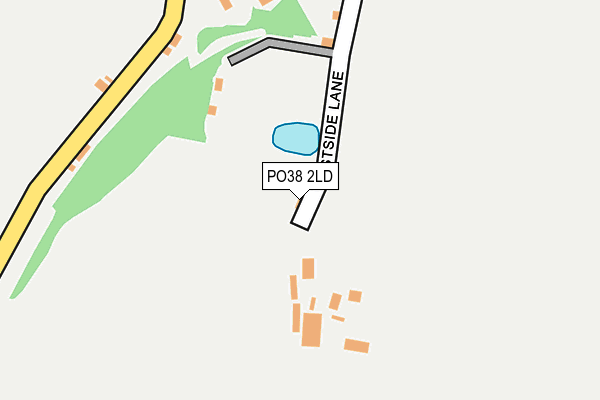 PO38 2LD map - OS OpenMap – Local (Ordnance Survey)