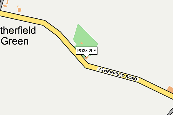 PO38 2LF map - OS OpenMap – Local (Ordnance Survey)