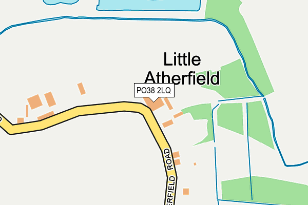 PO38 2LQ map - OS OpenMap – Local (Ordnance Survey)