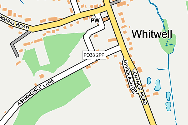 PO38 2PP map - OS OpenMap – Local (Ordnance Survey)