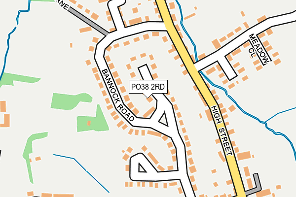 PO38 2RD map - OS OpenMap – Local (Ordnance Survey)