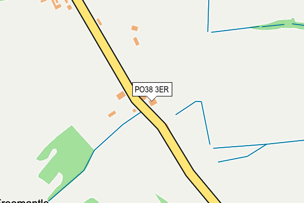 PO38 3ER map - OS OpenMap – Local (Ordnance Survey)