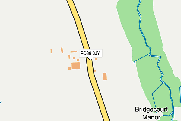 PO38 3JY map - OS OpenMap – Local (Ordnance Survey)