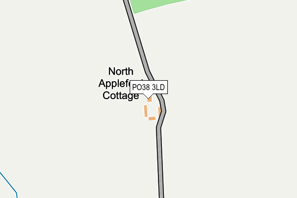 PO38 3LD map - OS OpenMap – Local (Ordnance Survey)