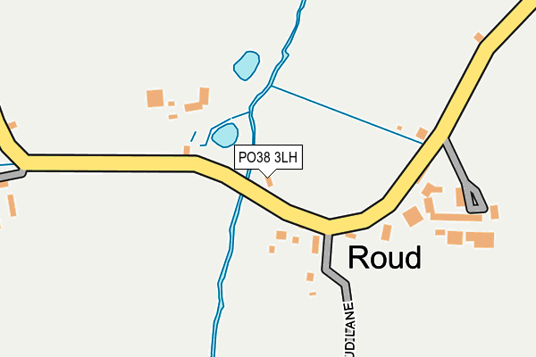 PO38 3LH map - OS OpenMap – Local (Ordnance Survey)