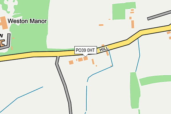 PO39 0HT map - OS OpenMap – Local (Ordnance Survey)