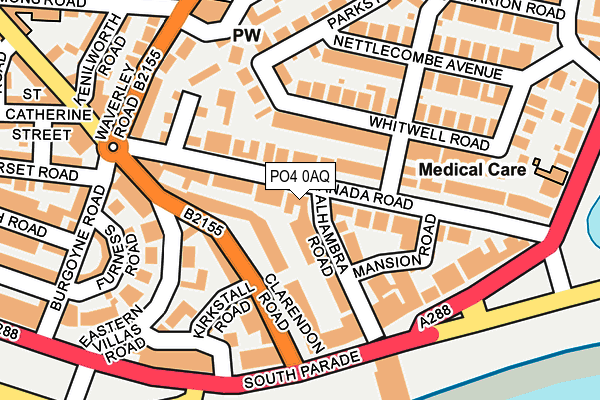 PO4 0AQ map - OS OpenMap – Local (Ordnance Survey)