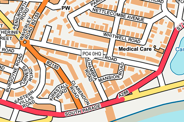 PO4 0HQ map - OS OpenMap – Local (Ordnance Survey)