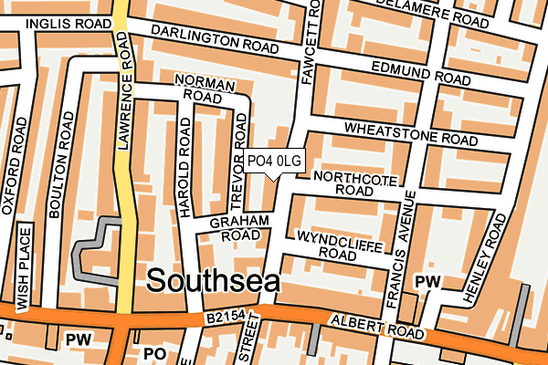 PO4 0LG map - OS OpenMap – Local (Ordnance Survey)